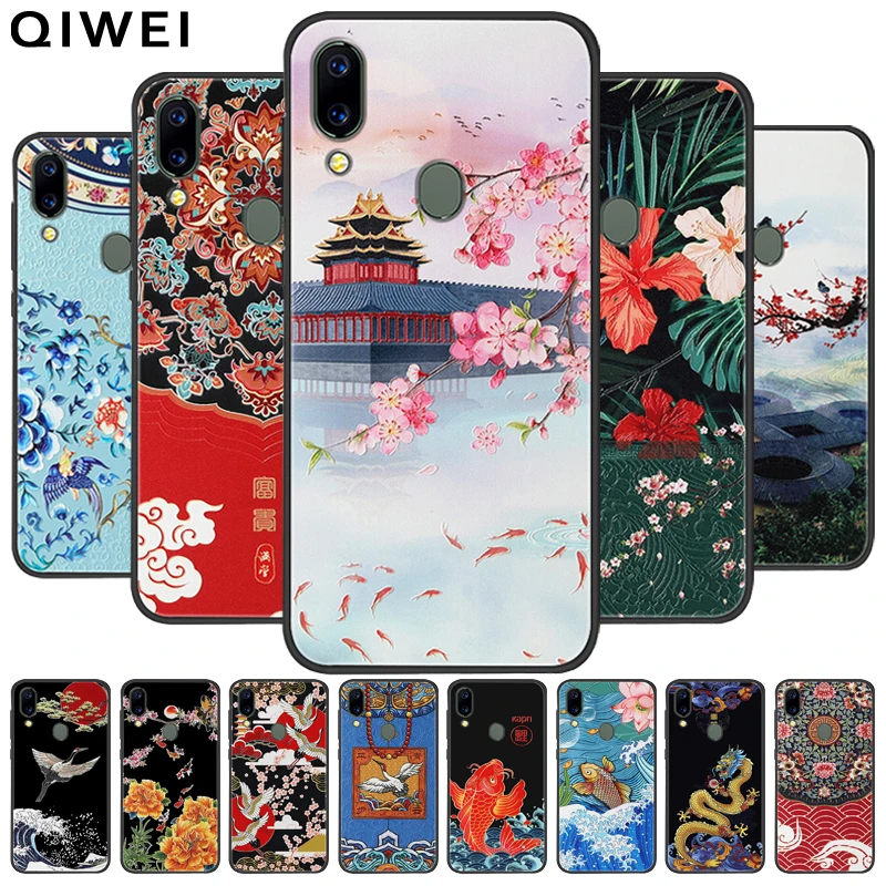 Модные Стиль чехол для OPPO A9 A5 2020 9 A1K A83 A71 A59 A37 A3S AX5S A5S A7 AX7 крутой рельеф Мягкий