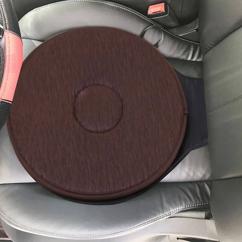Вращающаяся на 360 ° подушка для сиденья автомобиля ультра-тонкая и гибкая конструкция вращающаяся подушка для спортивного сиденья легкий доступ