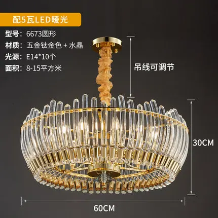 10 lights Современный светодиодный подвесной светильник с кристаллами, креативные подвесные светильники, роскошные подвесные светильники для гостиной, столовой, спальни, светодиодный подвесной светильник с кристаллами - Цвет корпуса: 10 lights