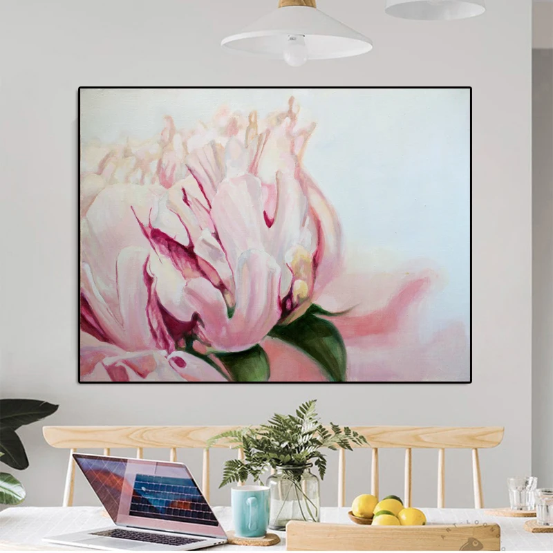 

RELIABLI Abstract Posters Canvas Painting Watercolor Flower Print Wall Art Pictures for Living Room Cuadros Home Decor Unframed