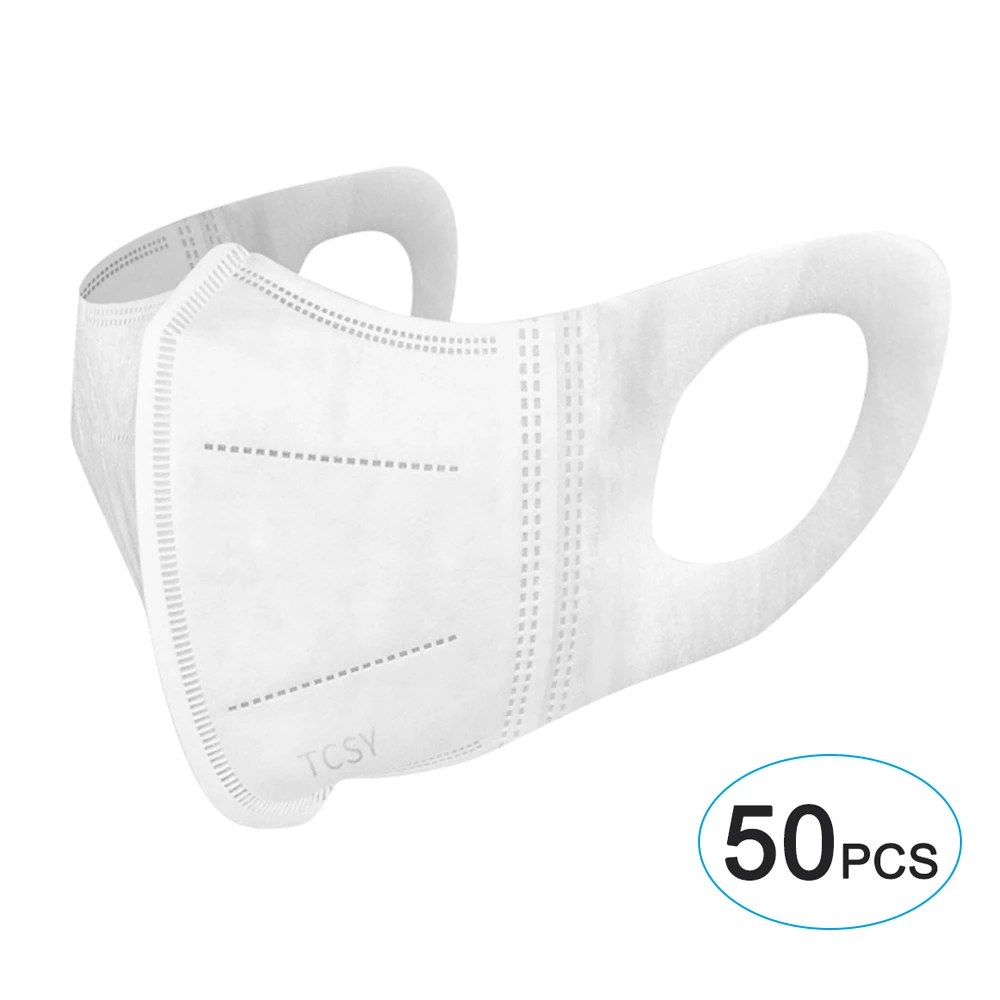 

50-200pcs US CZ Stock KN95 Mask Protective Face Mask Anti Pollution KN95 Face Mouth Masks Breathable Dustproof 95% Filtration