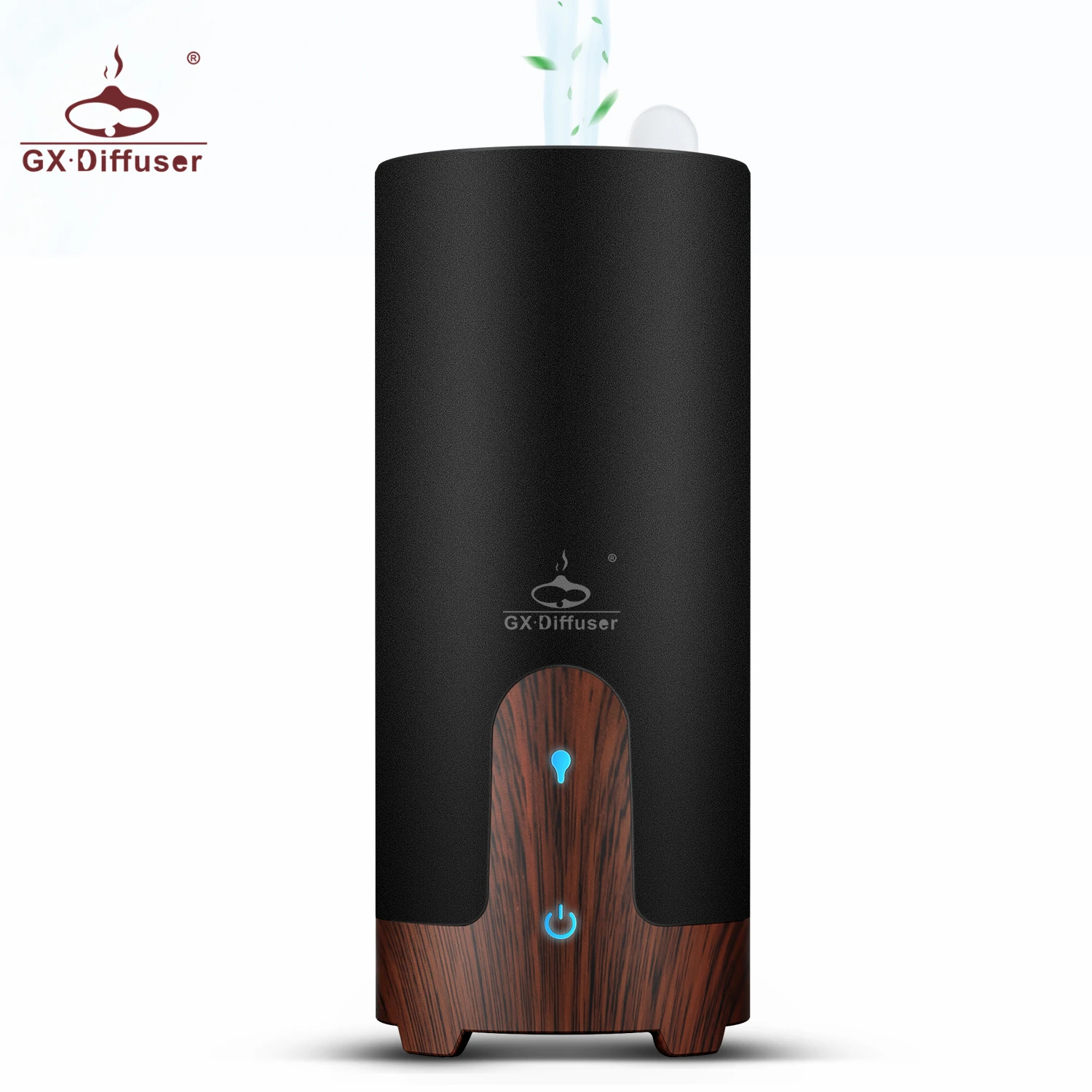

GX.Diffuser Ultrasonic Car Humidifier USB Essential Oil Diffuser Alloy Portable Mini Car Aroma Diffuser Mist Maker with LED Lamp
