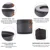 Widesea Camping Cookware 2.3 L Set Pots Outdoor Cooking Heat Cooker Travel Tableware Bowler Tourist Kitchen Pot Utensil Equipment