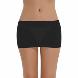Womens Candy Colors Mini Skirt Party See-through Transparent Micro Miniskirt Sexy Ladies Female Evening Party Clubwear Skirts
