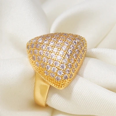 0075 Юбилейный подарок позолоченные большие кольца для женщин anillos Mujer bagues pour femme каменное кольцо мужские ювелирные изделия BAGUE Homme аксессуары - Цвет основного камня: 0075