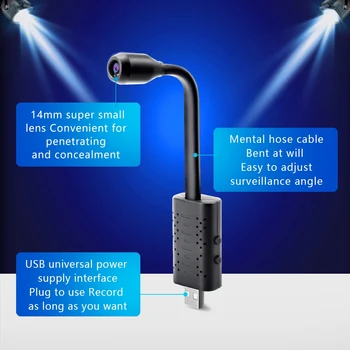 

WIFI/ USB Mini camera U21 Portable Smart WIFI/ USB Camera 360 degree 1080P HD Motion Detection Loop Video Mini camera Micro cam