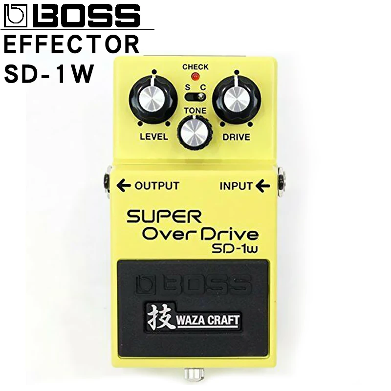 Супер одноступенчатая гитара Boss overdrive супер-блок искажений устройство с полным