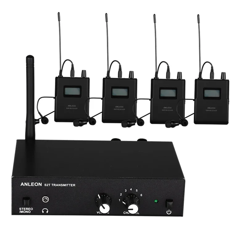 Для ANLEON S2 UHF стерео Беспроводная система монитора 670 680MHZ 4 модели Профессиональный
