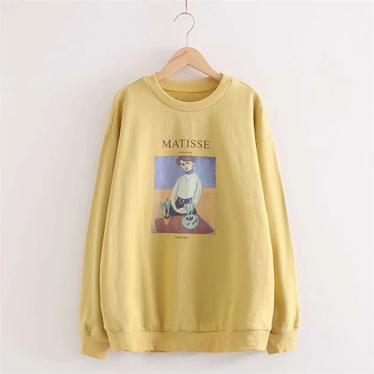 Merry Pretty/Хлопковые женские толстовки с капюшоном и принтом с героями мультфильмов, Зимний спортивный костюм с длинными рукавами и круглым вырезом для девочек, пуловеры