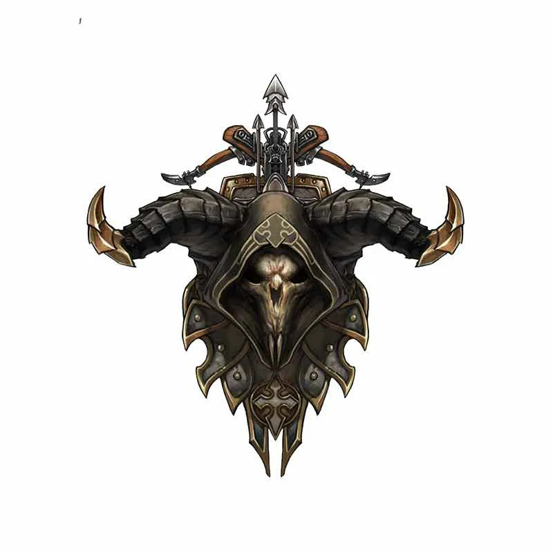 

13cm x 12cm for Diablo Demon Car Stickers Vinyl Car Wrap Scratch-Proof Graffiti Sticker Custom Decal
