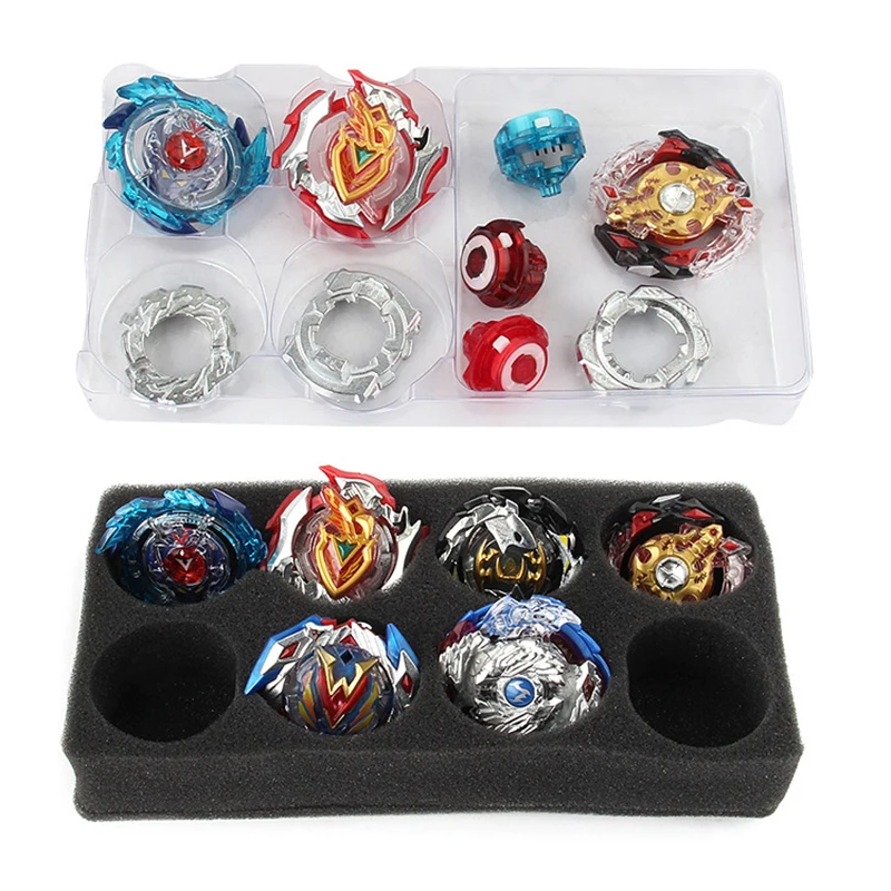 Детский металлический гироскоп Fury набор спиннинговая верхняя коробка