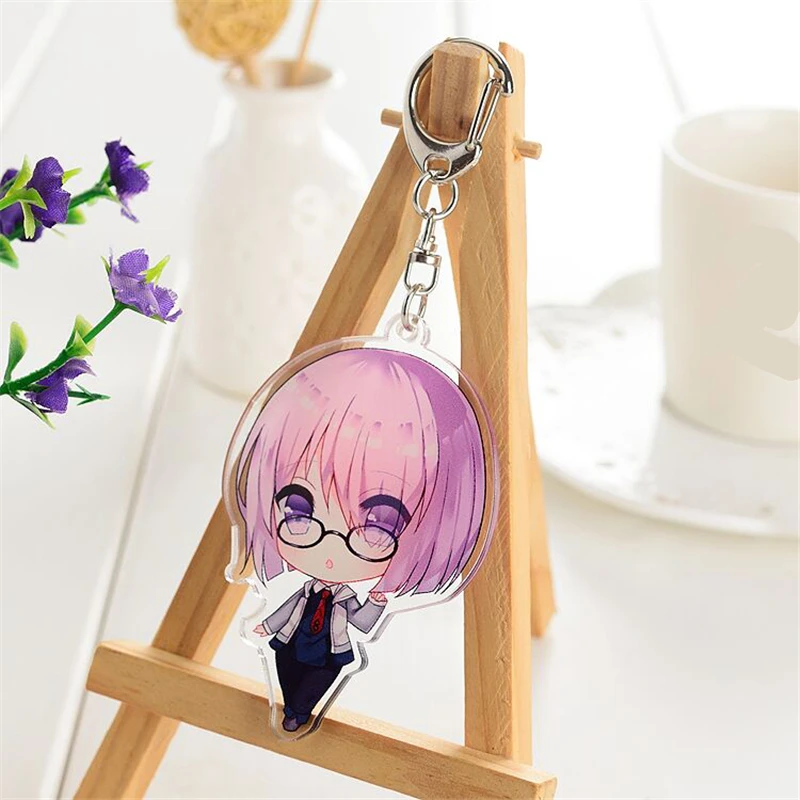 1 шт. Япония Fate/Grand Order акриловый кулон брелок Аниме мультяшный брелок косплей реквизит рюкзак декор для мальчиков и девочек Лидер продаж - Цвет: k