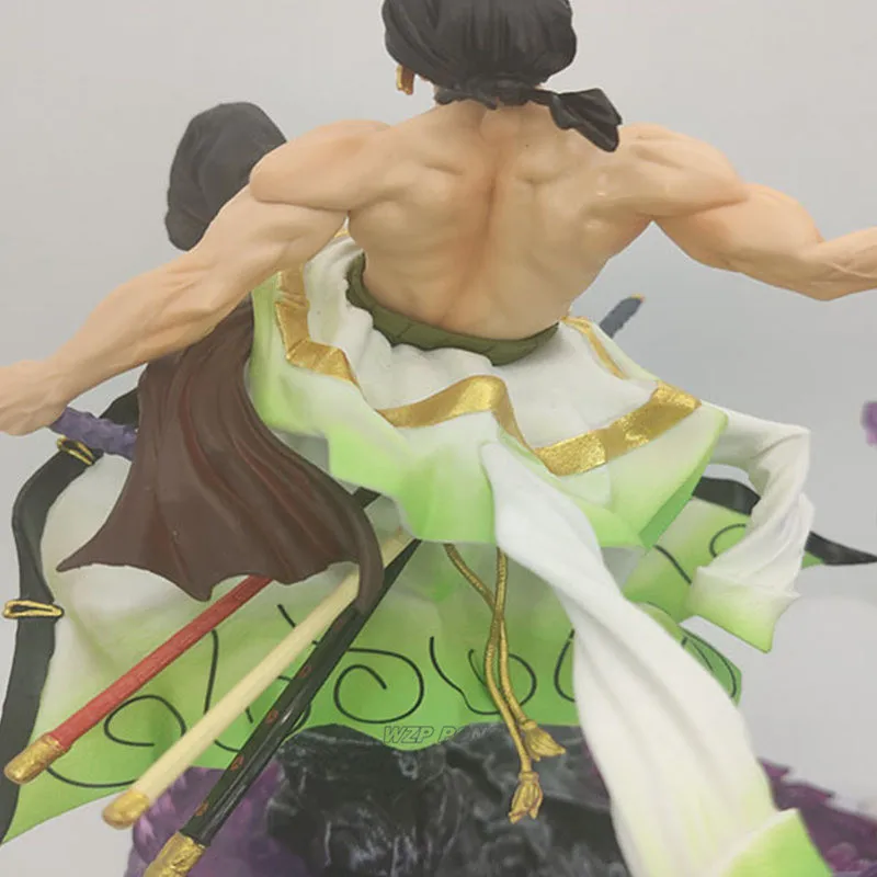 35 см аниме one piece кимоно Roronoa Зоро дракон битва форма фигурка куклы игрушки ПВХ фигурка Коллекционная модель игрушки подарок