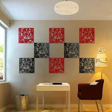 1 шт., модная разделительная панель с изображением бабочек, птиц, цветов, перегородок, занавесок, украшения для дома, белый/черный/красный цвет