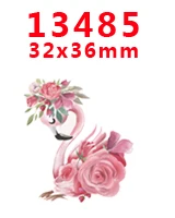 13485 30 шт мультяшный персонаж плоское украшение из смолы PR 13304 - Цвет: 13485