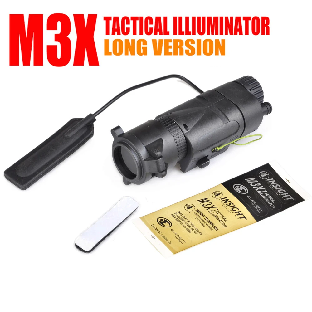 

Flashlight M3X Tactical Weapon Softair For Airsoft Rifle Pressure Hunting Lantern Gun Light
