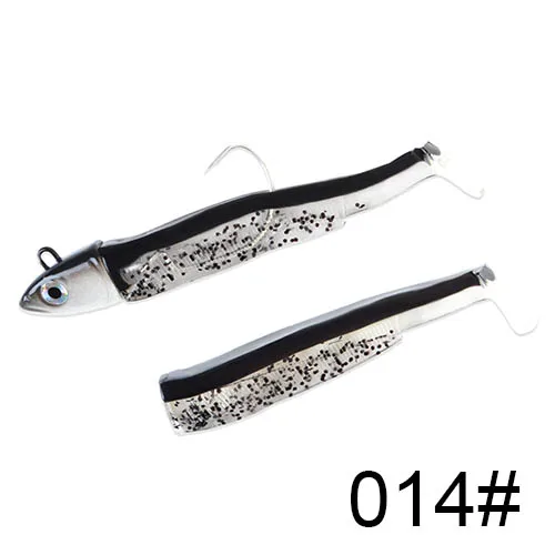 5/10/12/25g Minnow Lead Head Soft Fishing Lure Wobblers Jig Head Silicone Bait Offset Hook Jigging Fishing Tackle For Bass Pike - Color: Mix 014