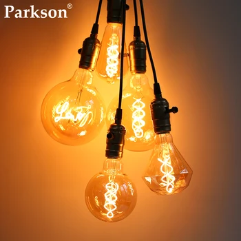 

Retro LED Edison Bulb E27 220V 3W 40W Dimmable LED Filament Light Bulb Ampoule Vintage Lamp A60 ST64 G80 G95 Decor Edison Lamp