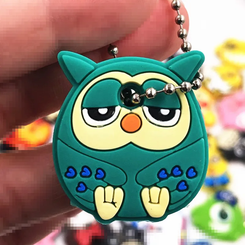 1Pcs Anime Cartoon Key chain cute chi's cat Garfield Owl Super mario
