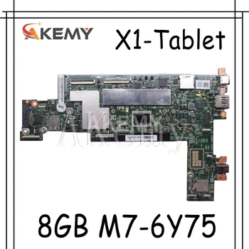 

15218-2 Laptop motherboard For Lenovo ThinkPad X1-Tablet original mainboard 8GB-RAM M7-6Y75