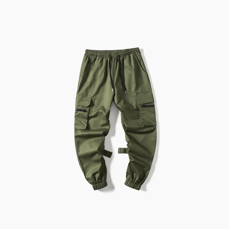 

Vertical Ze Produced 19ss Solid Color Stereo Bag Cargo Trousers