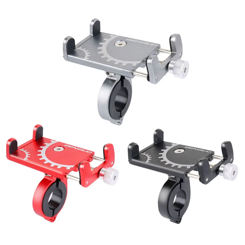 

Alloy Bicycle Phone Seat Navigation Anti-shake Mountain Bike Road Bike Motorcycle Bicycle Mobile Phone Holder Bike Accessories