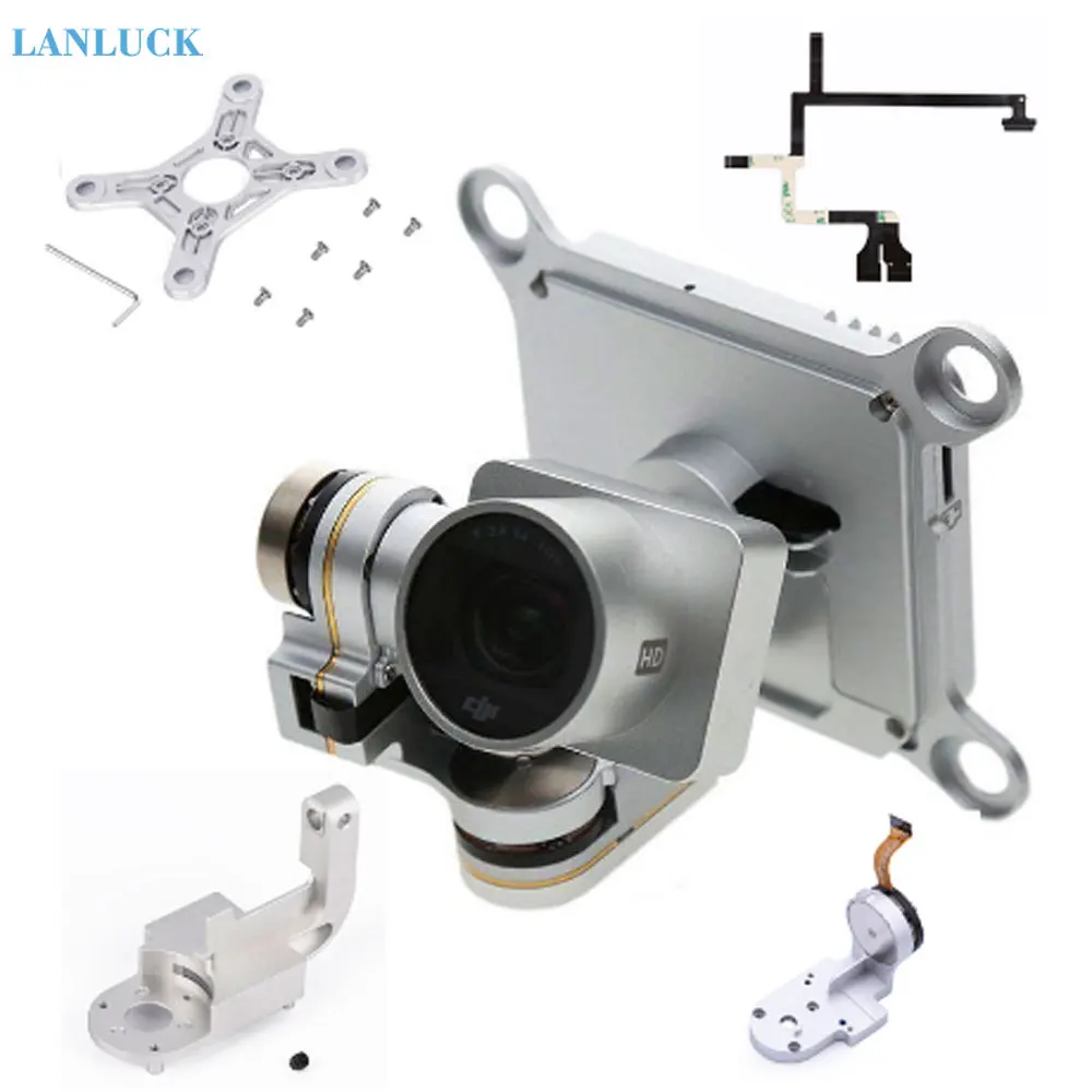 

Repair Parts for DJI Phantom 3 Advanced Professional Drone Camera Yaw Arm Roll Bracket Flat Ribbon Cable Flex Gimbal Mount Motor