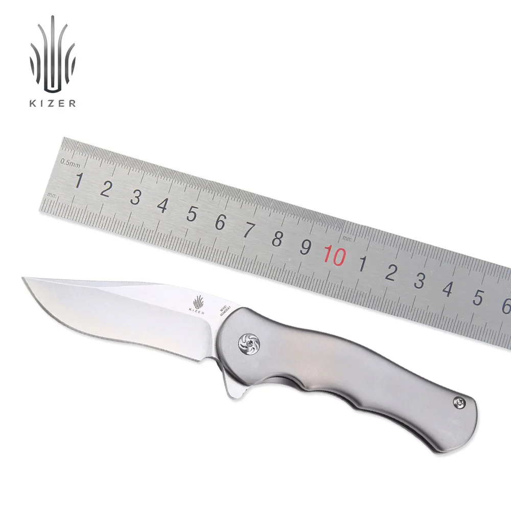 KI3455A1 Складной нож Kizer M390 стальной тактический нож высокого качества инструменты для кемпинга - Цвет: KI3455A1