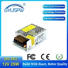 Трансформаторы 100 240 В переменного тока к DC12V 2.1A 25 Вт источник