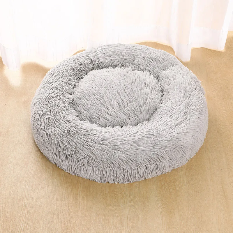 Light Gray JOOYPET длинные волосы теплый глубокий сон питомца кошки гнездо встряхивания звуковая сеть красные волосы собачье гнездо - Цвет: Light Gray