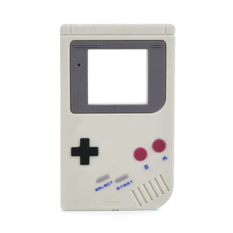 Модный мультяшный детский Прорезыватель 1 шт. Gameboy силиконовый для детей для прорезывания зубов игрушки соски-пустышки держатель Key chain автомобильные аксессуары цепочка для прорезывания зубов - Цвет: 01