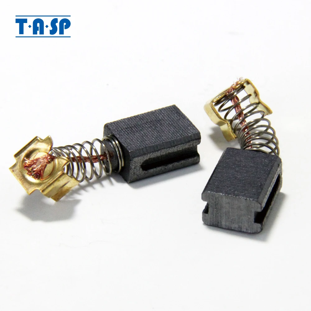 Карбоновые щетки TASP 5 пар 6x9x11 мм для электродвигателей Makita CB 406 407 418 419 CB406 CB407 CB418