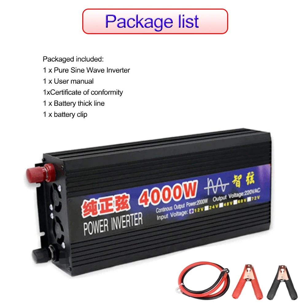 220v tensão 50 60hz conversor carro solar inversores com led dis