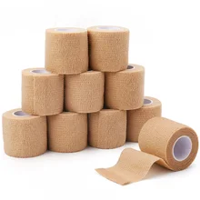 5 см* 4,5 м повязка для спорта и фитнеса, самоклеящаяся лента, эластичная лента Zelfklevende, защитная лента, Medische Knie Polssteun Aid