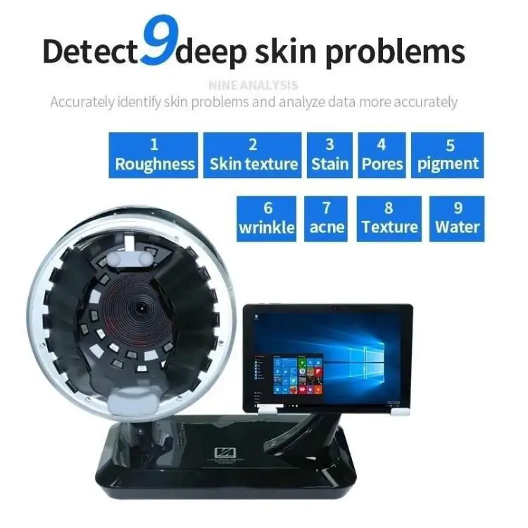 2020 High Quality Pigmentation Analysis Most Advanced Mirror Skin Analyzer System / Facial Skin Analyzer fast 