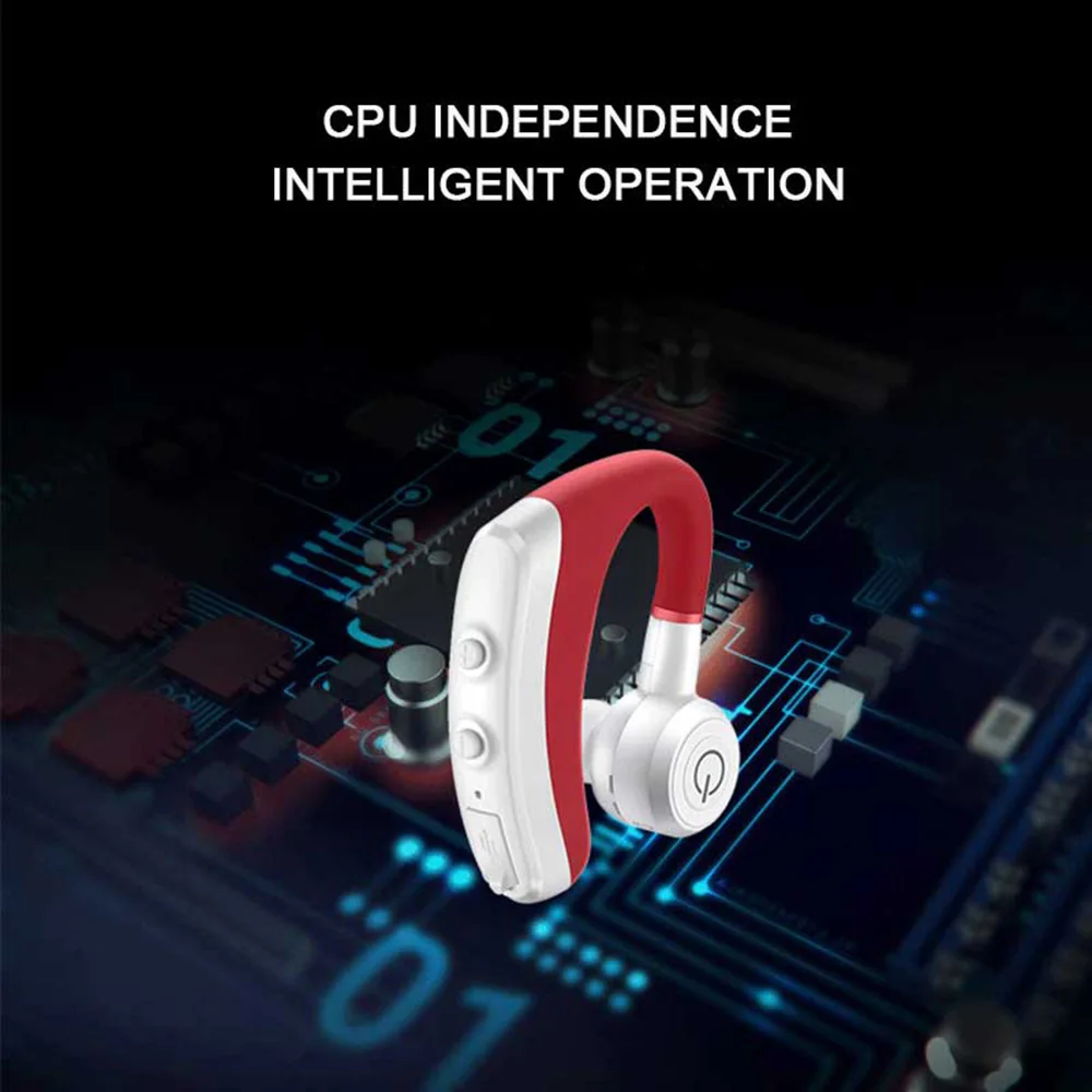 Business Car Bluetooth Earphone Handsfree Wireless Bluetooth Headsets Earphones Headphones With Mic Handsfree Cordless Earphones