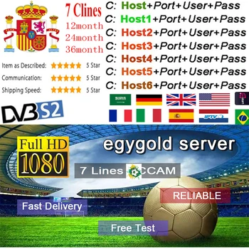 

Cccam Europa server Spain 1 Year Portugal Germany Poland Satellite tv Receiver 7 Clines Cccam For DVB-S2 V7 v7s v8 nova V9