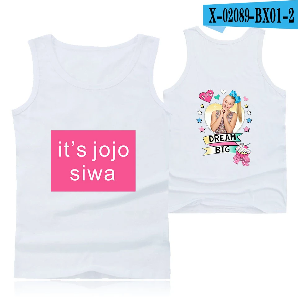 JOJO SIWA 2d harajuku тренажерные залы тренировки без рукавов рубашка майка Мужская одежда для фитнеса или бодибилдинга мужской спортивный жилет топы - Цвет: BX0102