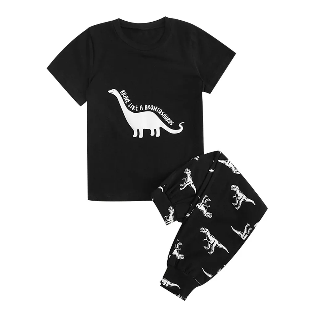 2Pcs Toddler Baby Dinosaur clothes cartoon Print short sleeve soft Tops+Shorts Outfits Clothes Sets korean fashion clothing bebé