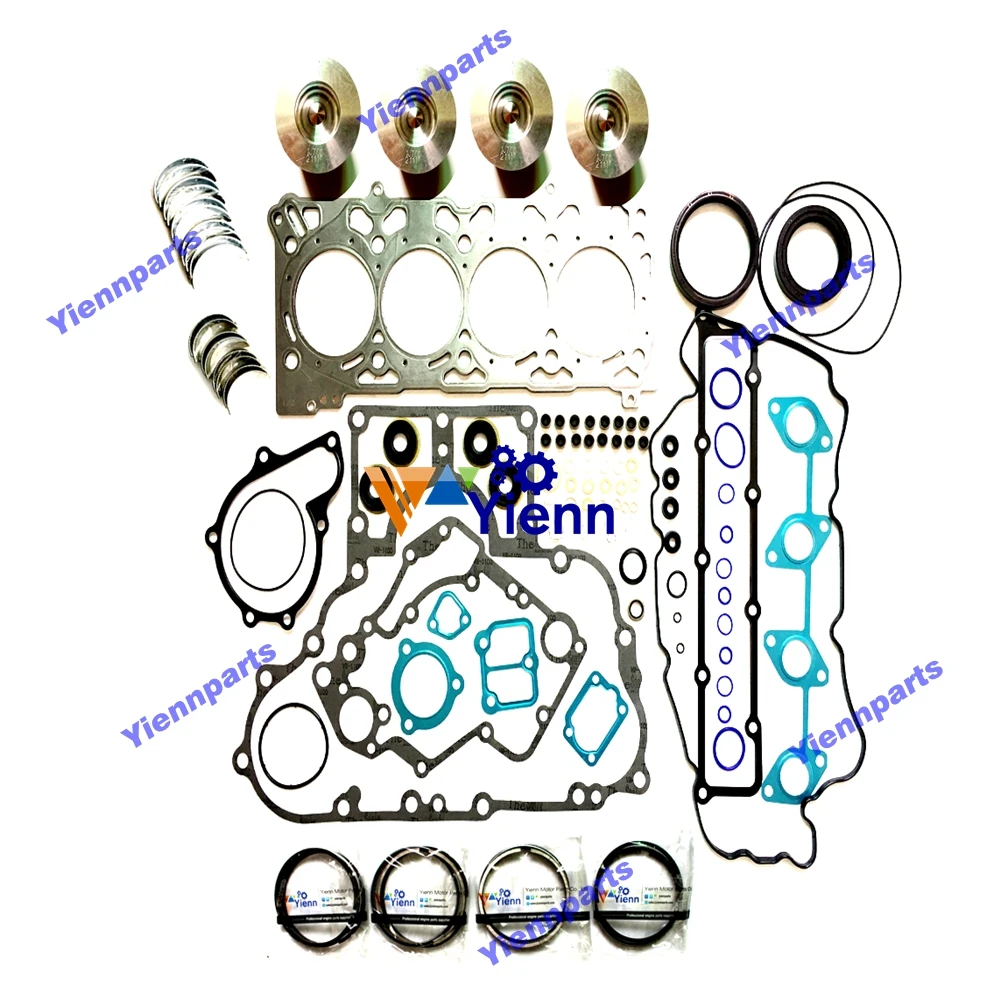 V2607 Engine Overhaul Rebuild Kit For Kubota ER470 ER460 KX163 KX165 5