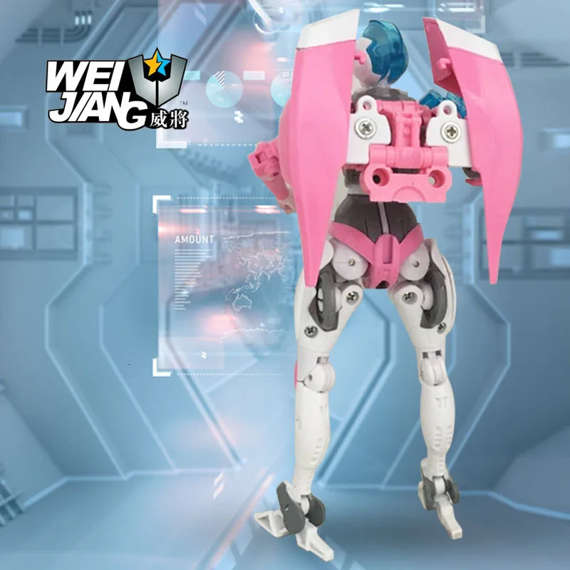 WEIJIANG W8039 трансформация Gunpla Figma автомобиль деформируемый робот Op Commander более 30 см Abs пластиковый сплав игрушка для мальчика унисекс