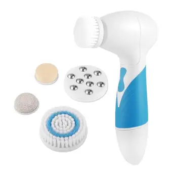 

Washable Multi-purpose IPX7 Waterproof 4 Interchangeable Heads 3 Speed 360C Rotating Body Face Skin Cleansing Brush Massager