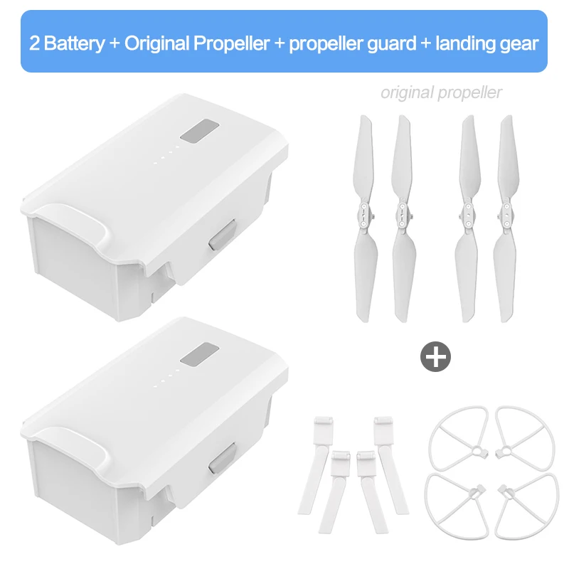 Set 8 FIMI X8 SE беспилотный Интеллектуальный летный аккумулятор 11,4 V 4500mAh до 33mins с пропеллером для посадки - Цвет: Set 8