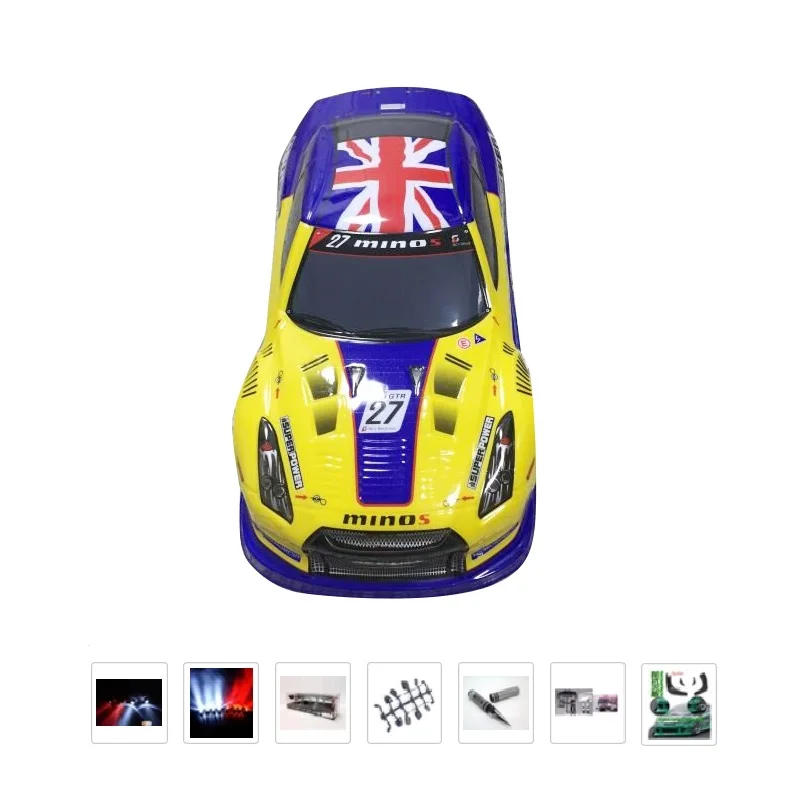1/10 RC Гоночная машина ПВХ окрашены тела оболочки для rc drift car 450 мм * 190 Колесная база: