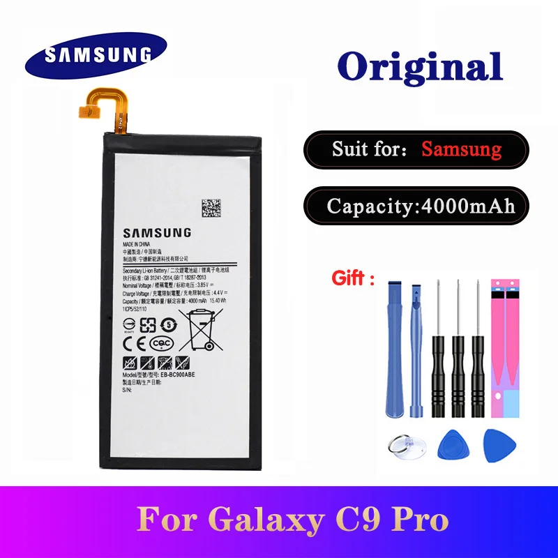 Новинка Оригинальная Аккумуляторная батарея для Samsung Galaxy C9 Pro Φ C9008 C900F C900Y сменная