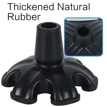 

Crutch Canes Leg Rubber Self Standing Walking Stick Tripod / Four-legged / Hexapod Tip End Cap Non-slip Base Pad Cover