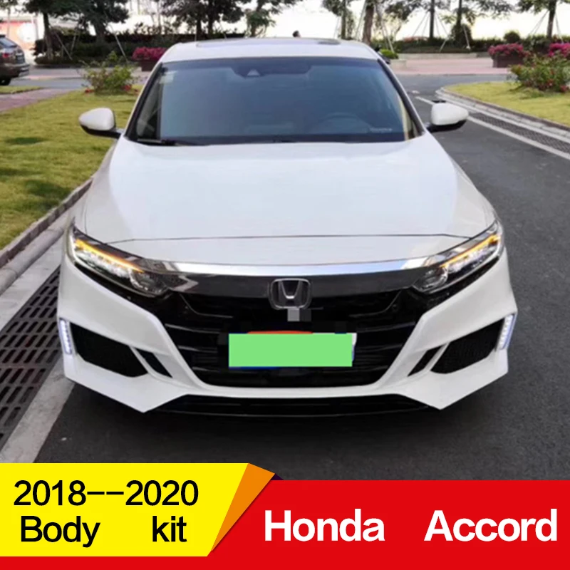 

Use for honda accord Body kit Bumper Lips 2018 2019 2020 year Front bumpers Car refitting accessories