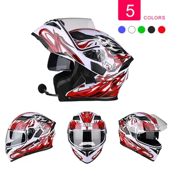

k75 motorcycle helmet FOR men Off-road helmet with bluetooth for HONDA CBR 600rr 954 d15 forza 125 250 300 gold wing gl 1800