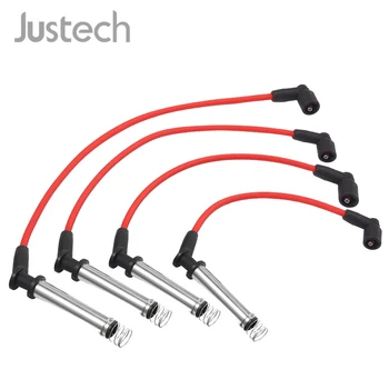 

Justech 4Pcs Ignition Cable 1214216 For Ford Fiesta V Van Street KA Spark Plug Ignition Cable Set