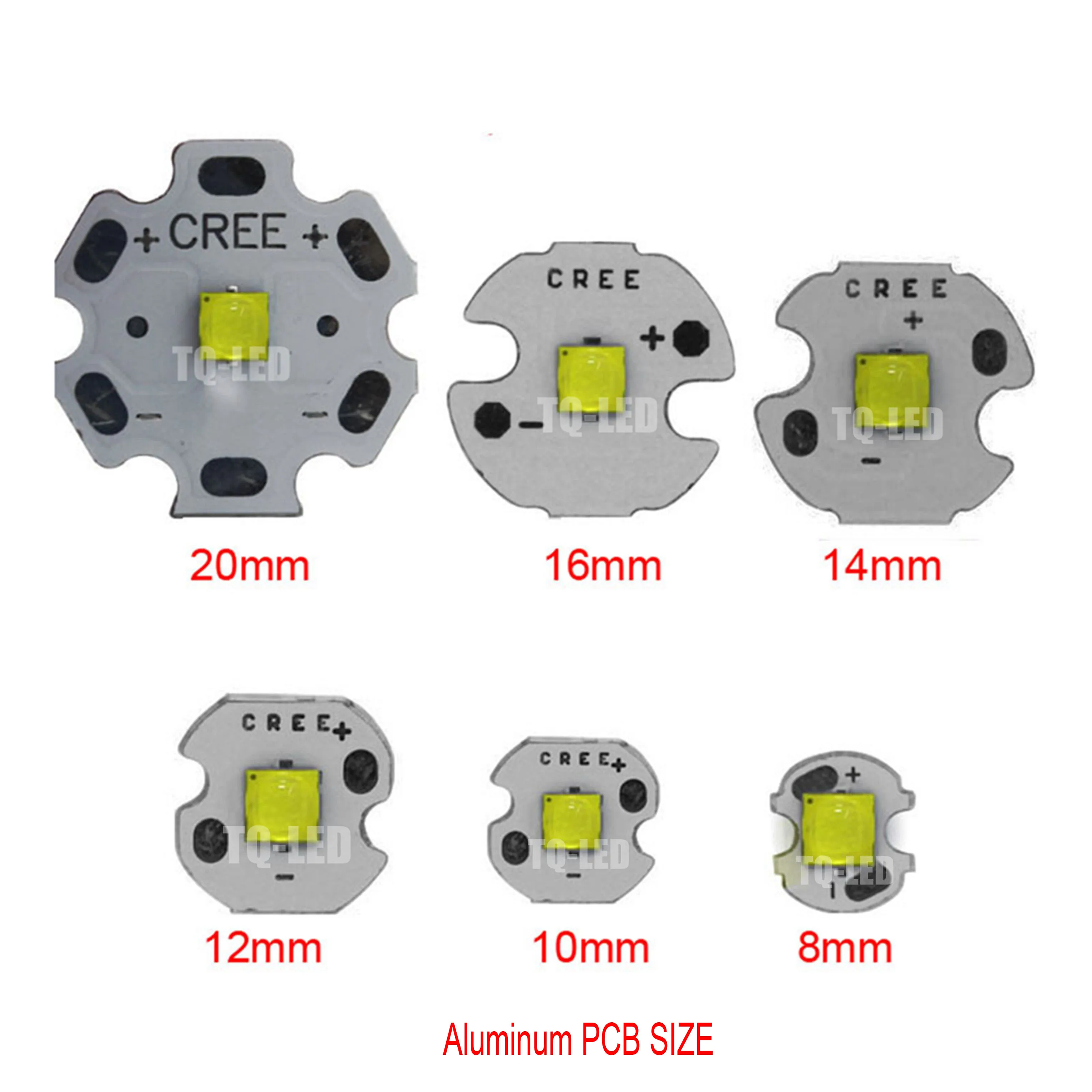 СВЕТОДИОД CREE XPG3 высокой мощности 6 Вт 8 мм 10 12 14 16 20 печатная плата|Светодиодные